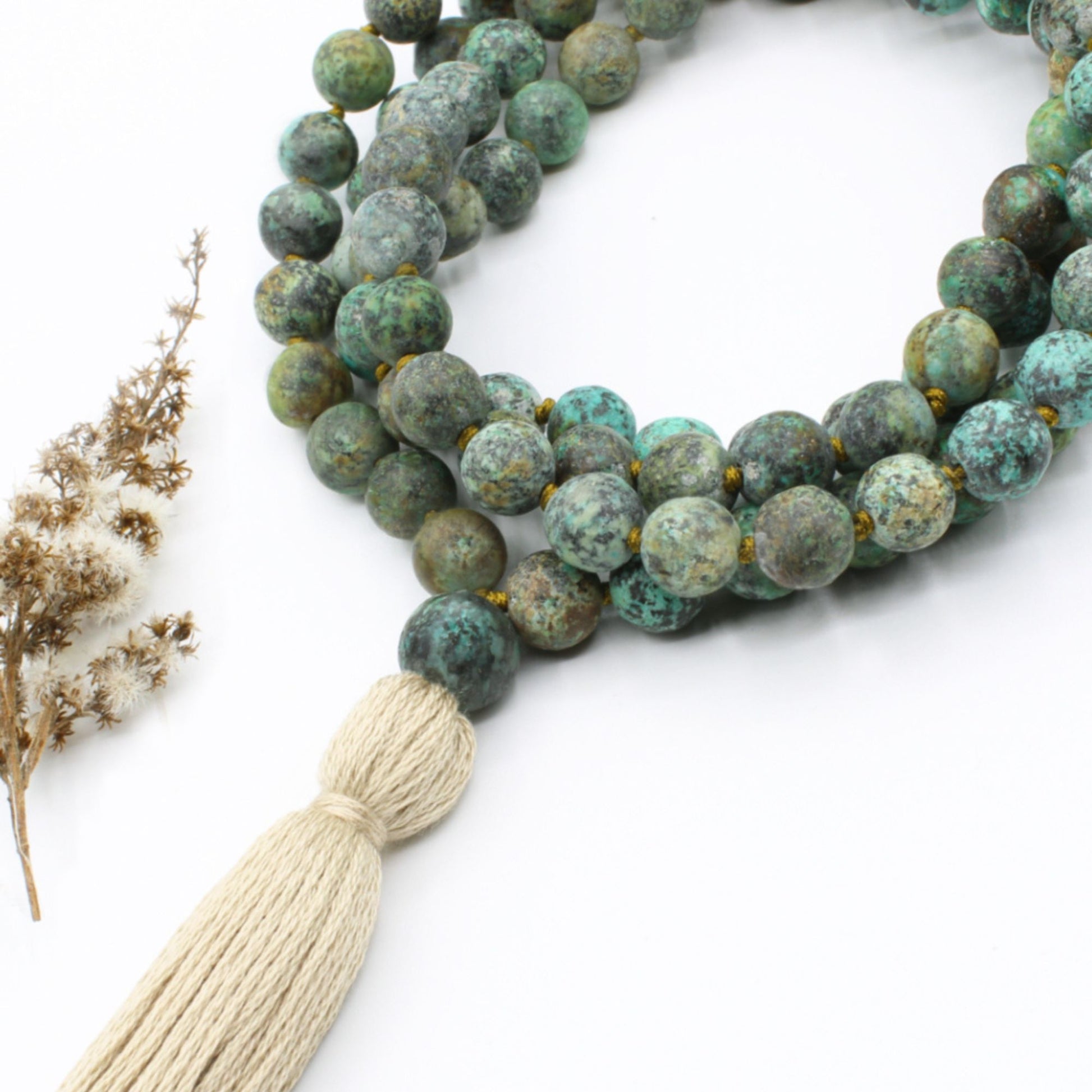 African_Turquoise_Mala_Necklace