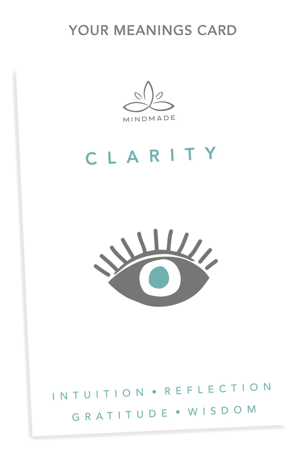 Clarity Aquamarin-Halsband 